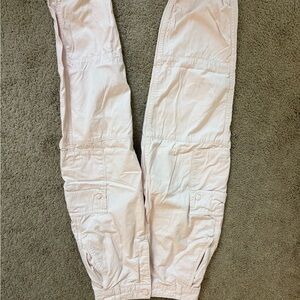 Pink cargo pants